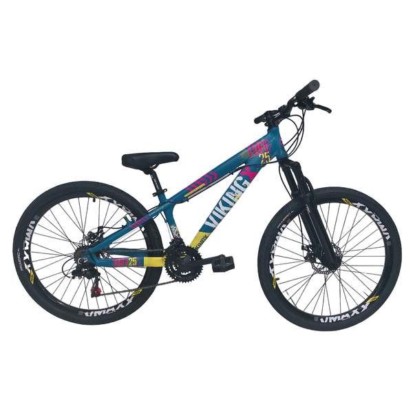 Bicicleta Freeride Dirt J. Tuff X -25 Disco Mecânico - VIKING