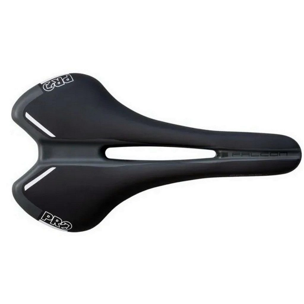 Selim Falcon Cromo 142mm - PRO Preto, Cinza e Branco