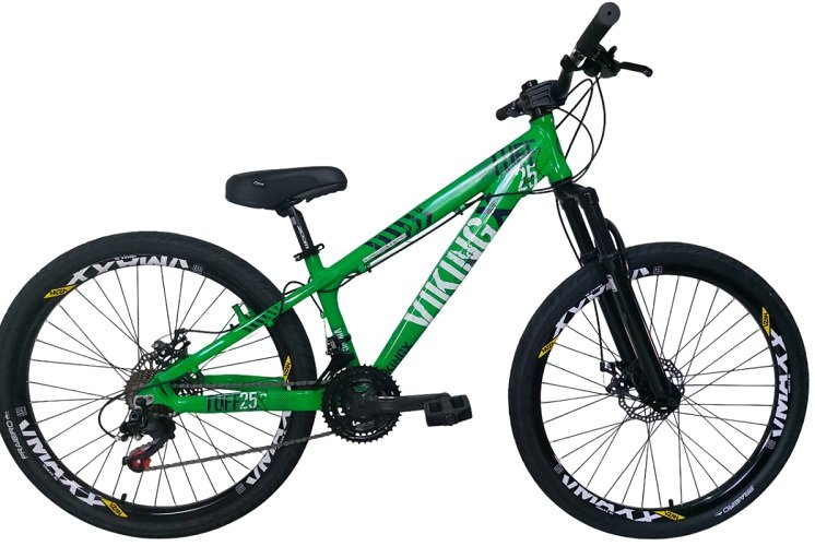 Bicicleta Freeride Dirt J. Tuff X -25 Disco Mecânico - VIKING