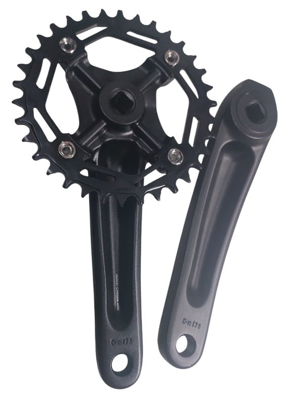 Pedivela Wild 34D 175mm BCD 104mm Narrow Wide padrão Sram s