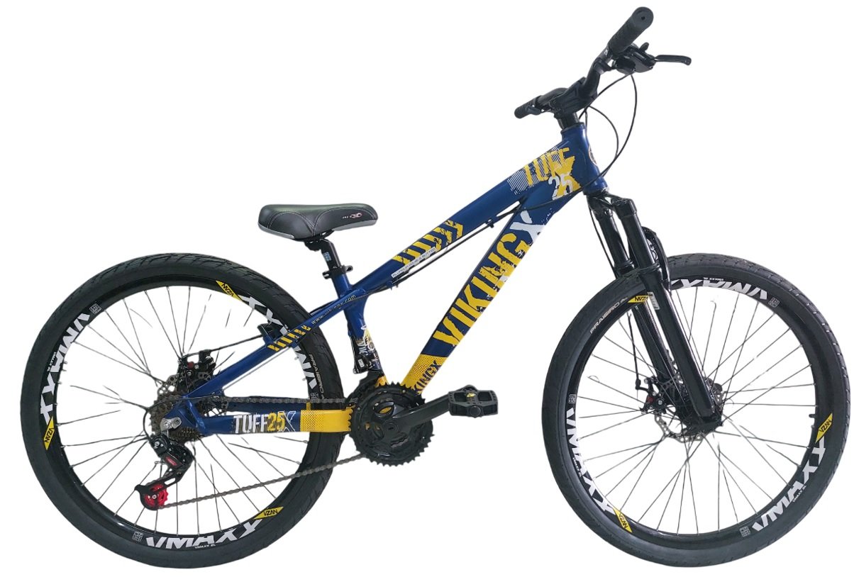 Bicicleta Freeride Dirt J. Tuff X -25 Disco Mecânico - VIKING